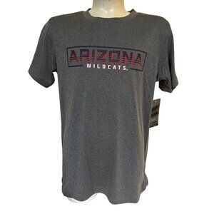 NEW Arizona Wildcats Colosseum Heathered Grey Short Sleeve Shirt Youth M 12-14